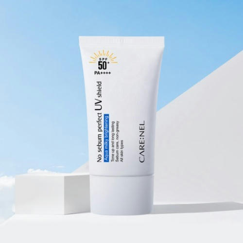 Care:Nel Крем солнцезащитный матирующий - No sebum perfect UV shield SPF 50+ / PA++++, 50мл — изображение 4