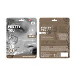 Angy Маска тканевая омолаживающая «муцин улитки» - Pretty you snail, 25мл