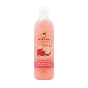 Tropicana Гель-скраб для душа «кокос и масло гранатовых косточек» - Coconut gel scrub, 350мл
