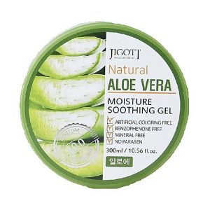 Jigott Гель для лица и тела успокаивающий - Natural moisture soothing gel, 300мл