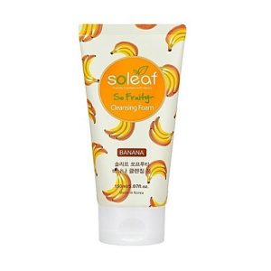 Soleaf Пенка для лица очищающая с бананом - So fruity banana cleansing foam, 150мл