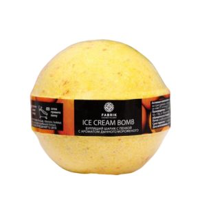 Бомбочка для ванны с ароматом дынного мороженого - Fabrik cosmetology, 120г