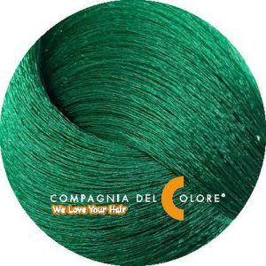 COMPAGNIA DEL COLORE, Стойкая низкоаммиачная краска для волос корректор Green, 100 мл