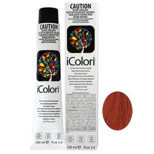 KAYPRO, Крем-краска аммиачная iColori 7.44, 100 мл