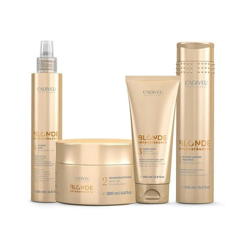 CADIVEU, Домашний уход Home Care Kit 4 Products Blonde Reconstructor, 250/200/200/200 мл
