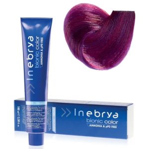 INEBRYA, Крем-краска для волос безаммиачная Bionic Color 5/52, 100 мл