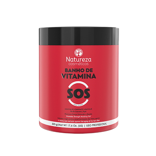 NATUREZA, Ботокс SOS-восстановление для волос Banho de Vitamina, 500 мл