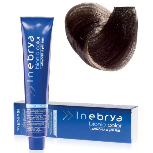 INEBRYA, Крем-краска для волос безаммиачная Bionic Color 6/1, 100 мл