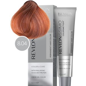 REVLON, Крем-краска для волос Revlonissimo Colorsmetique 8.04, 60 мл