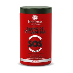 NATUREZA, Ботокс SOS-восстановление для волос Banho de Vitamina, 1000 мл