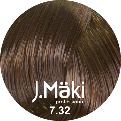 J.MAKI, Стойкий краситель для волос Hair Color 7/32, 60 мл