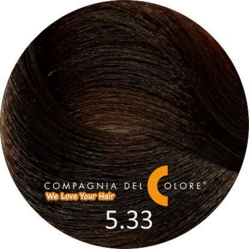 COMPAGNIA DEL COLORE, Стойкая низкоаммиачная краска для волос 5.33, 100 мл