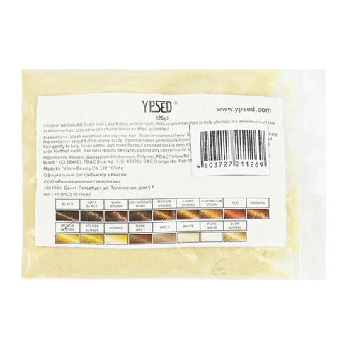 YPSED, Камуфляж для волос Regular Medium Blonde Refill, 25 гр — изображение 2