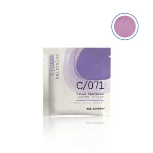 ELGON, Крем-кондиционер для волос окрашивающий I-Care C/71 фиолетовый пастель Viola Pastello, 25 мл