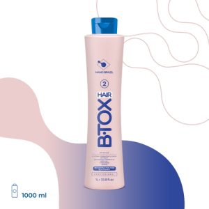 NANO BRAZIL, Маска-реконструктор для волос Шаг 2 HAIR BTOX Reconstruction Mask Blue Pigment, 1000 мл