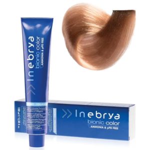INEBRYA, Крем-краска для волос безаммиачная Bionic Color 8/31, 100 мл