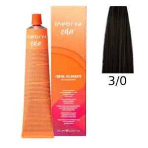 INEBRYA, Крем-краска для волос Color Professional 3/0, 100 мл