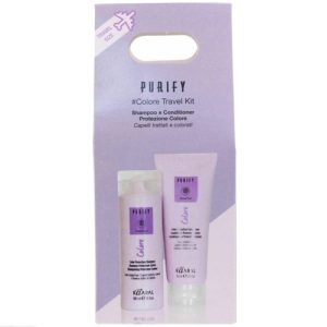 KAARAL, Дорожный набор для волос Purify-Colore (шампунь 100 мл. + кондиционер 75 мл.)