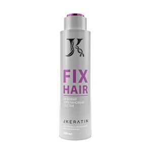 JKERATIN, Базовый кератиновый состав для лёгкой волны и кудрей FIX HAIR, 500 мл