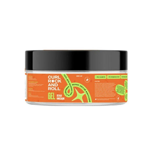 CURL ROCK AND ROLL , Гель лёгкой фиксации для укладки кудрявых волос, 300 мл