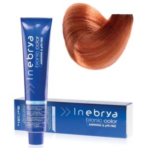 INEBRYA, Крем-краска для волос безаммиачная Bionic Color 8/34, 100 мл