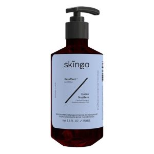 SKINGA , Восстанавливающая маска-кондиционер с кератином для всех типов волос Revitalizing Hair Densifying Rinse, 250 мл