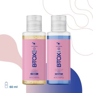 NANO BRAZIL, Набор для волос HAIR BTOX Blue (шаг 1 + шаг 2), 2х60 мл