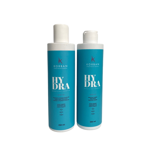 KORBAN, Набор кератин Гидротерапия Hydra Dillater, 250*250 мл