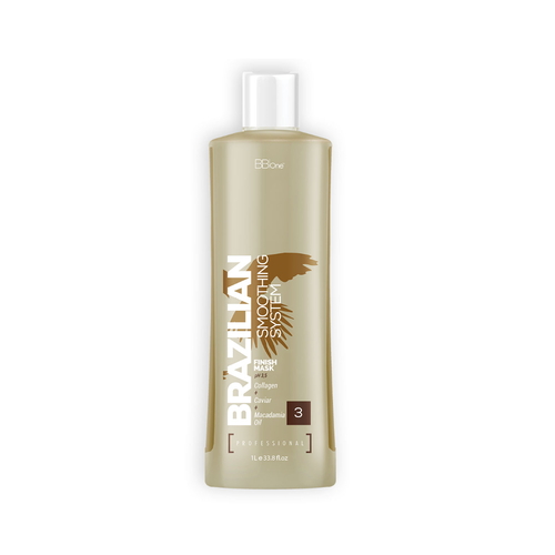 BB ONE, Питательная маска Шаг 3 Brazilian Smoothing System Finish Mask, 1000 мл
