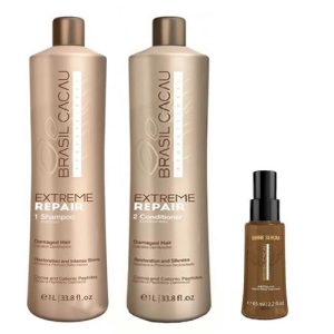 CADIVEU, Набор средств для салонного ухода Extreme Repair, 1000/1000/65 мл