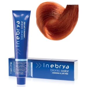 INEBRYA, Крем-краска для волос безаммиачная Bionic Color 7/34, 100 мл