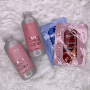 KAPOUS, Набор сатин-шампунь и сатин-бальзам для волос с протеинами шелка и маслом хлопка, Luxe Care, 350 мл