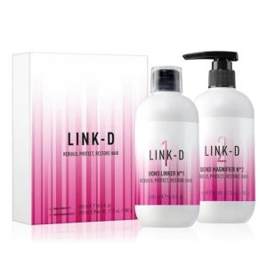 LINK-D, Набор для защиты и восстановления волос Expert Salon (№ 1 и № 2), 500 + 500 мл
