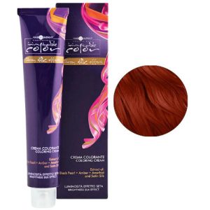 HAIR COMPANY, Стойкая крем-краска для волос Inimitable Color Coloring Cream 7.44, 100 мл