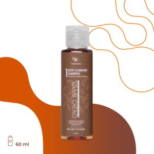 NANO BRAZIL, Шампунь для волос Шаг 1 CACAO BRAZIL Deep Cleansing Shampoo, 60 мл