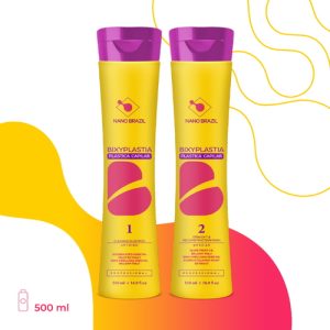 NANO BRAZIL, Набор для волос BIXYPLASTIA (шаг 1 + шаг 2), 2х500 мл
