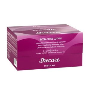 INEBRYA, Лосьон для мгновенного восстановления волос Extra Shine Lotion Shecare, 12*12 мл