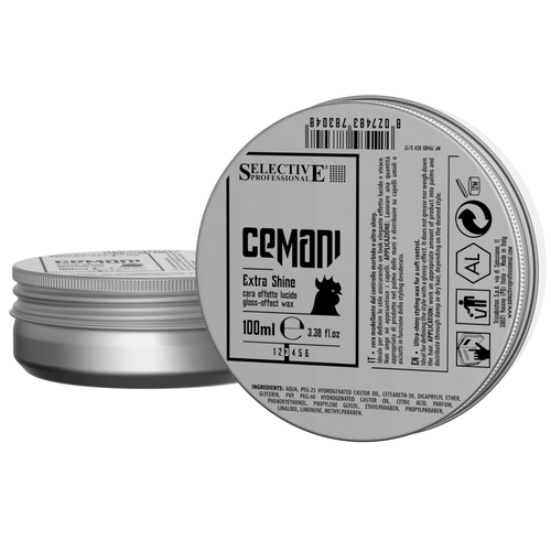 SELECTIVE, Воск для волос с глянцевым эффектом Cemani Extra Shine, 100 мл