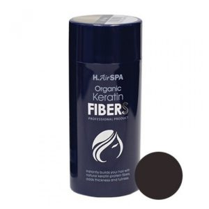 H.AIRSPA, Волокна кератиновые средне-коричневые Hair Building Fibers Medium Brown, 28 гр