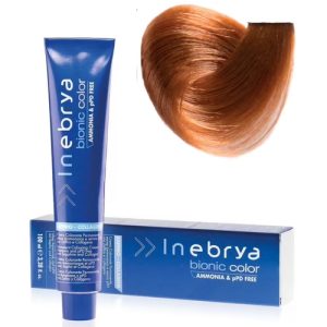 INEBRYA, Крем-краска для волос безаммиачная Bionic Color 8/4, 100 мл