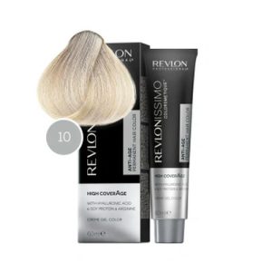 REVLON, Крем-краска для седых волос Revlonissimo Colorsmetique High Coverage 10, 60 мл