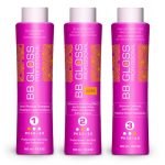 BB GLOSS, Кератин для волос комплект Ultra, 500/500/500 мл