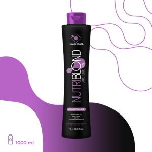 NANO BRAZIL, Тонирующий кондиционер для волос NUTRIBLOND SOLUTION, 1000 мл