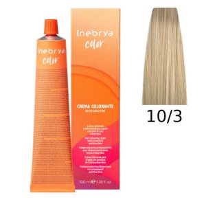 INEBRYA, Крем-краска для волос Color Professional 10/3, 100 мл