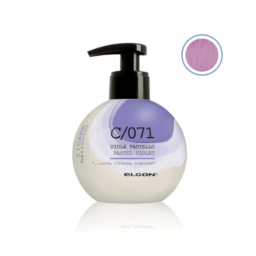 ELGON, Крем-кондиционер для волос окрашивающий I-Care C/71 фиолетовый пастель Viola Pastello, 200 мл