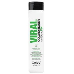 CELEB LUXURY, Кондиционер тонирующий для яркости цвета Viral Colorditioner зелёный, 244 мл