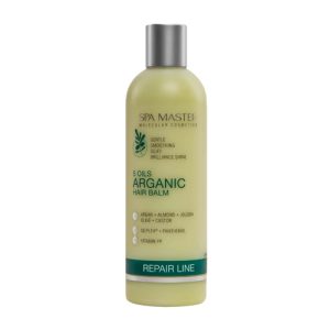SPA MASTER, Аргановый бальзам для восстановления волос 5 масел Repair Arganic Line, 330 мл