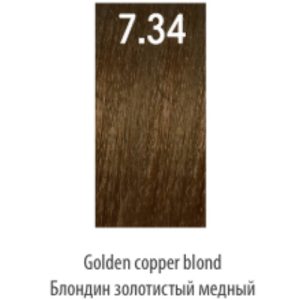 LUXOR, Стойкая крем-краска для волос LuxColor 7/34, 100 мл