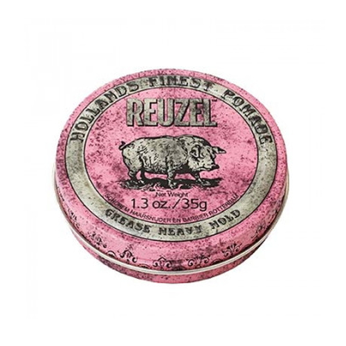 REUZEL, Розовая помада сильной фиксации Grease Heavy Hold Pink Pomade Piglet, 35 г