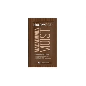 HAPPY HAIR, Шампунь для волос набор саше Macadamia Moist, 10*10 мл